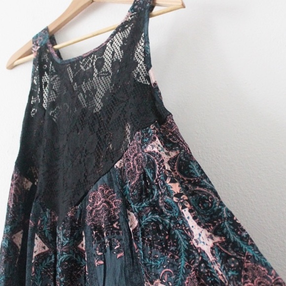 Free People Tops - NWT Free People Floral Lace Sleeveless Flowy Tunic Shirt L476